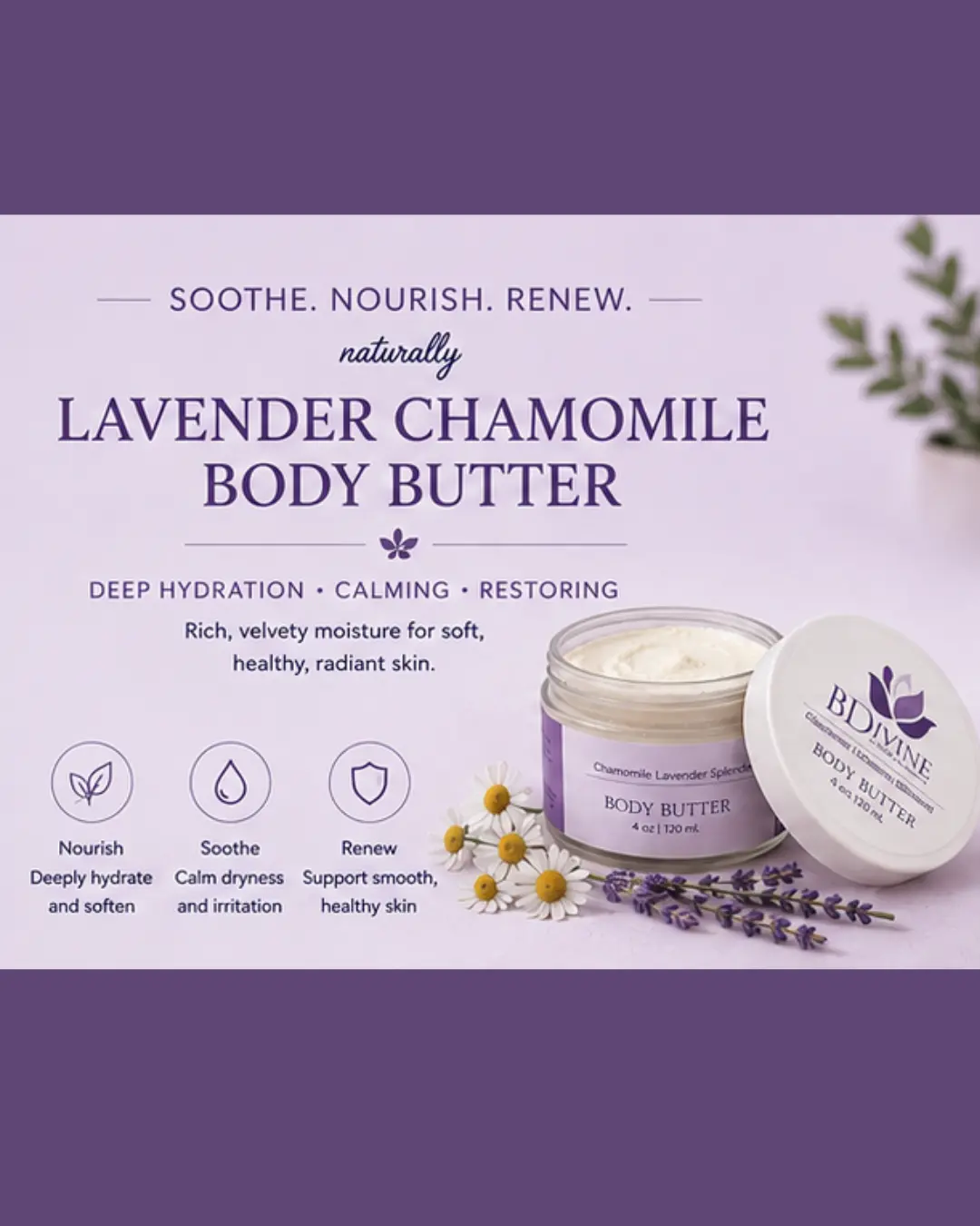 Lavender-Chamomile Body Butter