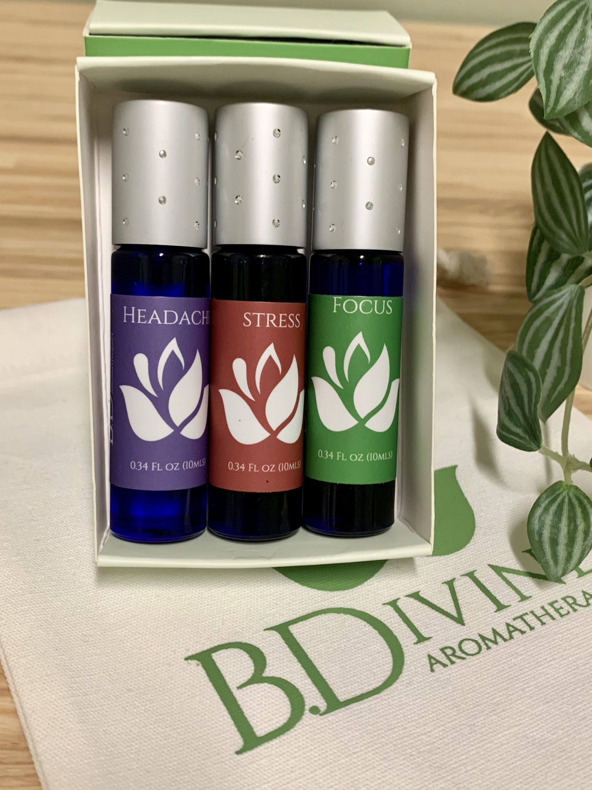 Roll On Aromatherapy box set B. Divine Aromatherapy