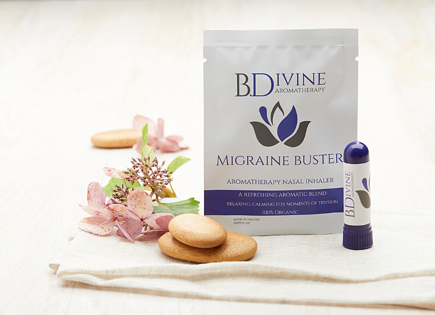 Migraine Buster Essential Oil Inhaler Stick-Organic