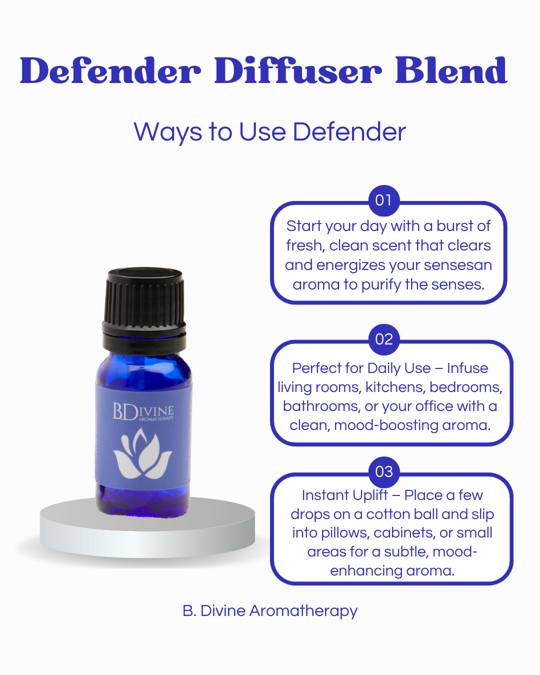 Defender Essential Oil Diffuser Blend
