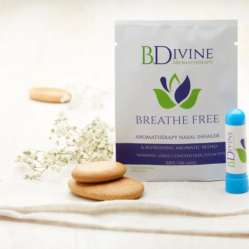 Breathe Free Essential Oil Aromatherapy Inhaler