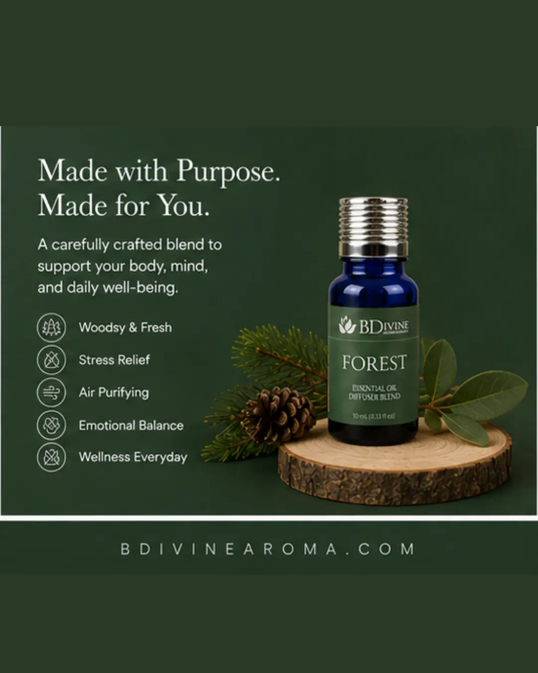 Forest Essential Oil Diffuser Blend