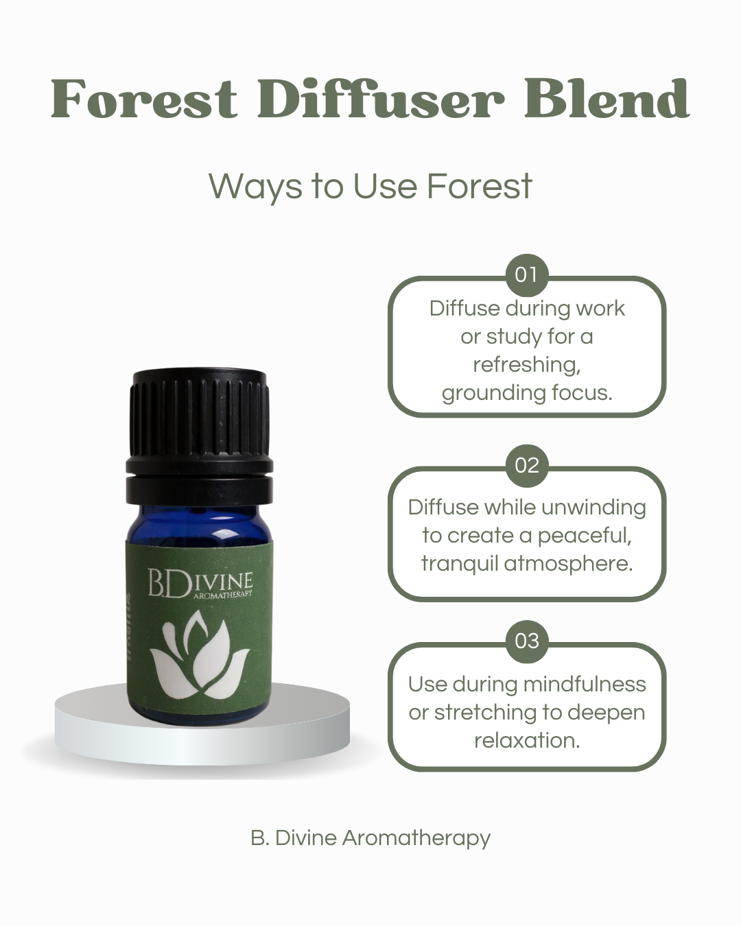 Forest Essential Oil Diffuser Blend