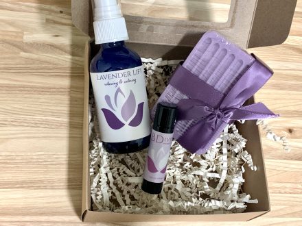 Lavender Essential Oil Spa Gift Box