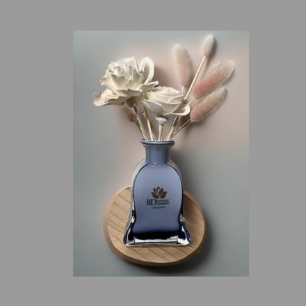 Periwinkle-Glass-Reed-Diffuser-Set
