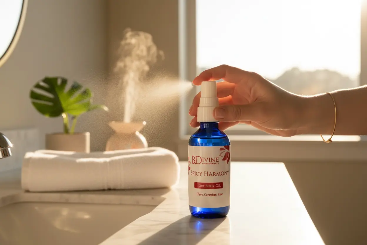 spicy harmony dry Body Oil Spray