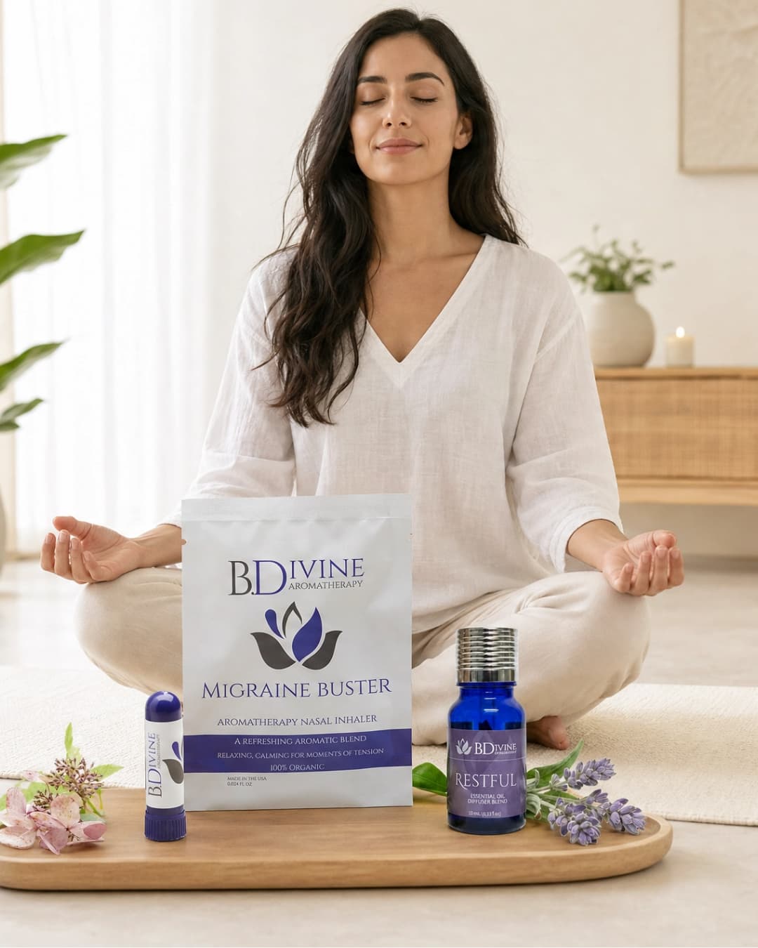 B. Divine Aromatherapy Hero Image